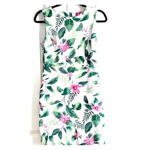 Old Navy soft pretty green pink dress